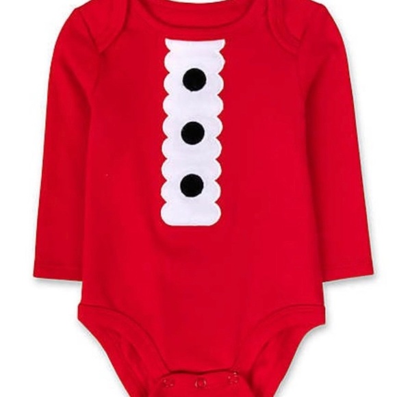 Baby Essentials Santa 4-Piece Bodysuit,tule,Leg Warmers & Headband Size 9 Months - Picture 4 of 17